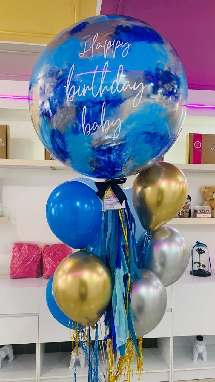 Globo Jumbo + 10 baby balloons